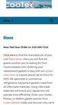 Mobile Screenshot of cooler-gaskets.com